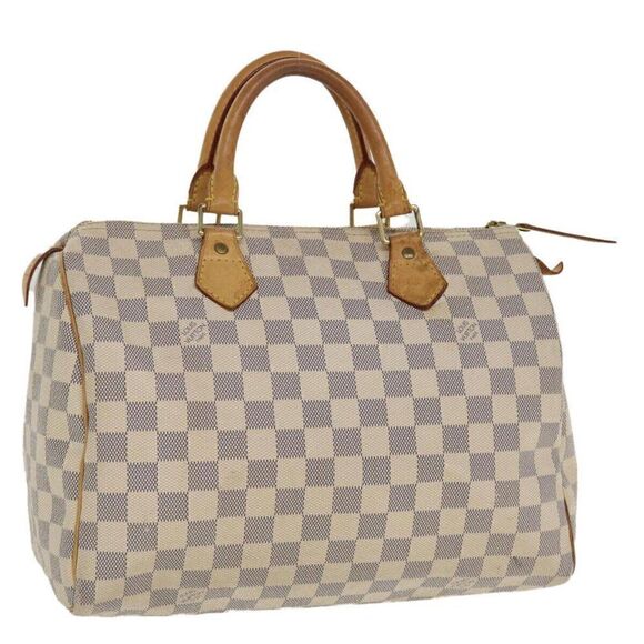 LOUIS VUITTON Damier Azur Speedy 30 Hand Bag - Picture 1 of 15